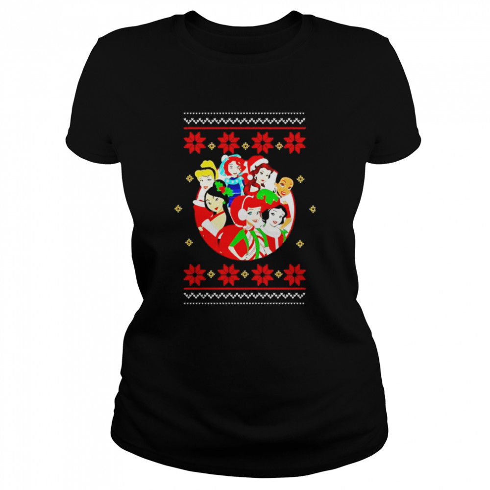 Disney Princess 2022 Ugly Christmas sweater Classic Women's T-shirt