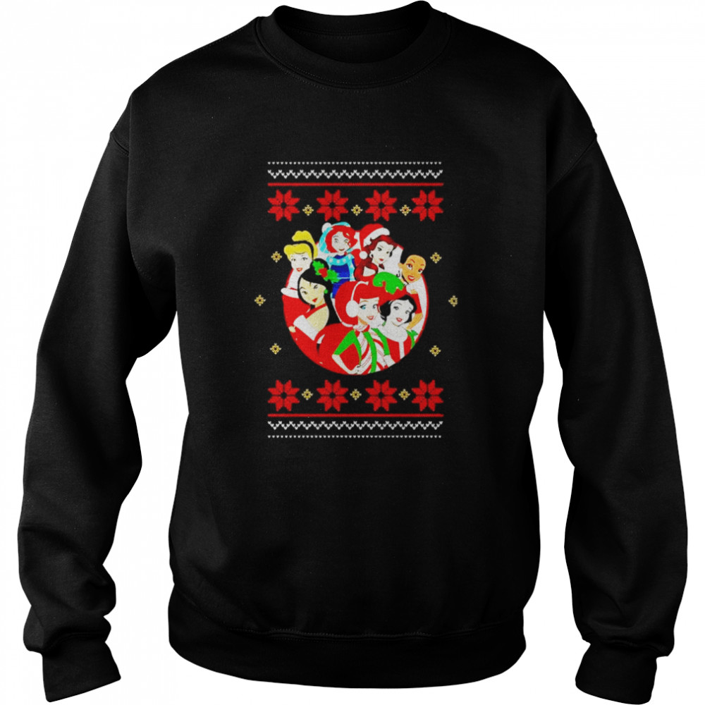 Disney Princess 2022 Ugly Christmas sweater Unisex Sweatshirt