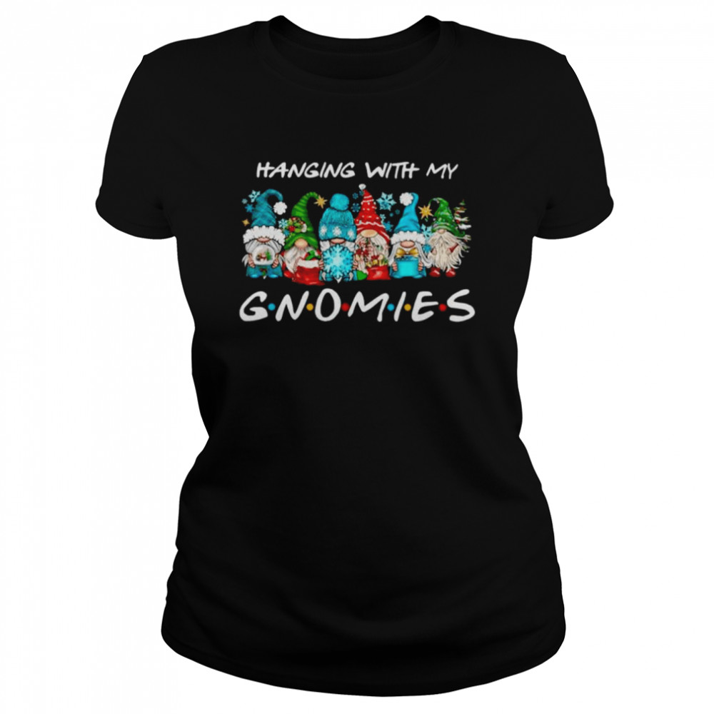 Hanging with my Gnomies 2022 Merry Christmas sweater Classic Women's T-shirt