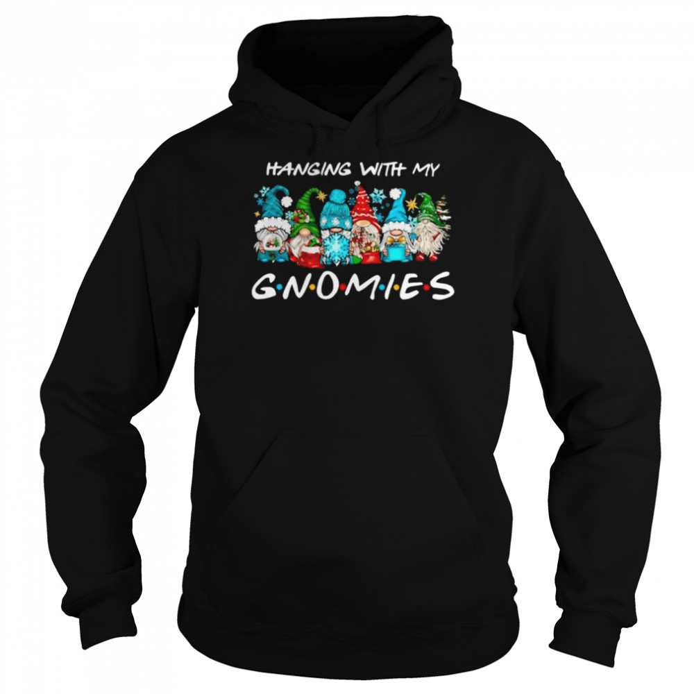 Hanging with my Gnomies 2022 Merry Christmas sweater Unisex Hoodie
