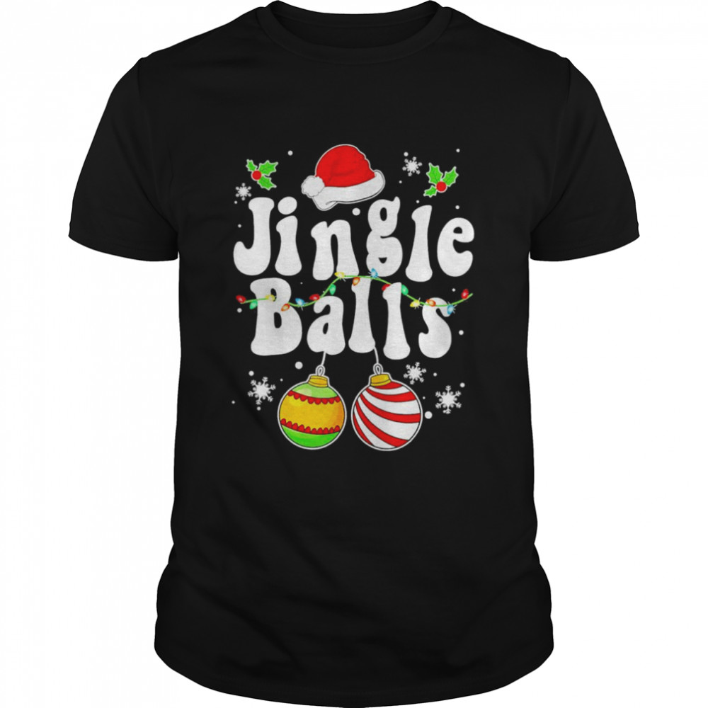 Jingle balls tinsel tits matching couple chestnuts shirt