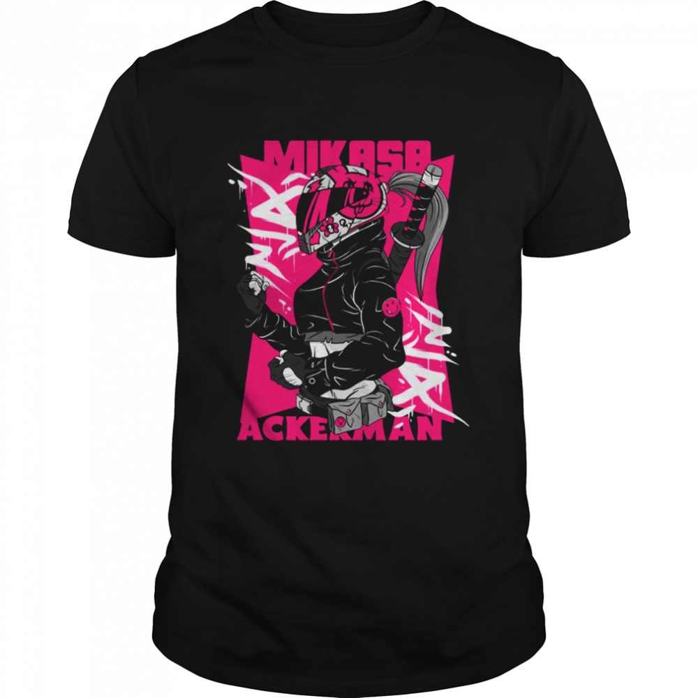 Mikasa Ackerman Bleach Swordswomanfighter shirt