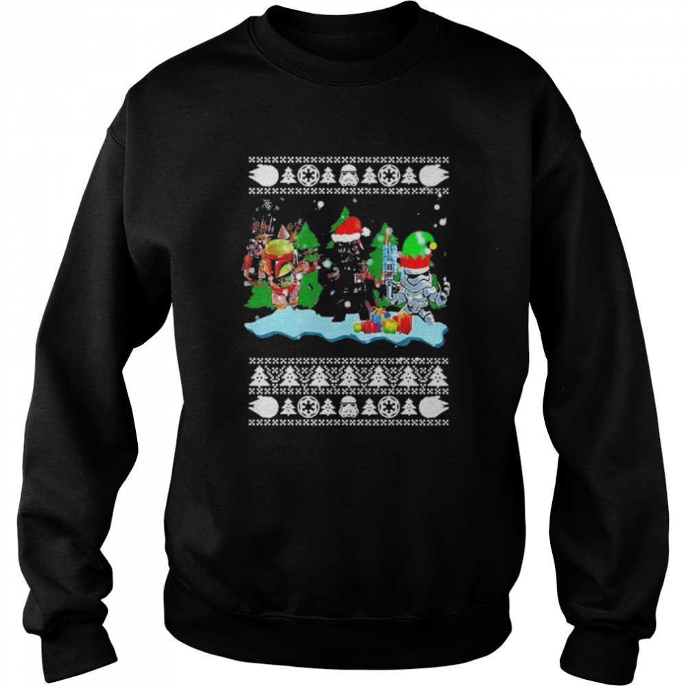 Santa Lovely star war 2022 ugly Christmas sweater Unisex Sweatshirt