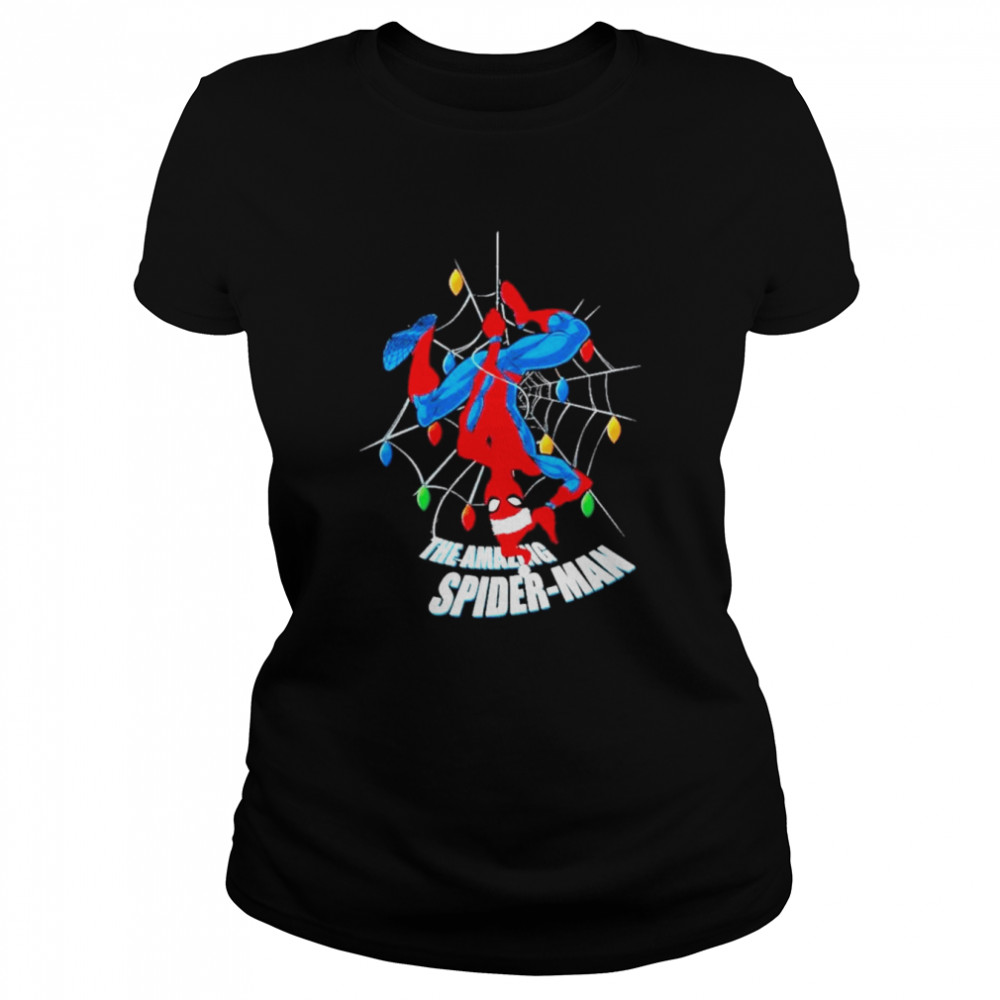 The amazing spider man Christmas 2022 ugly Christmas sweater Classic Women's T-shirt
