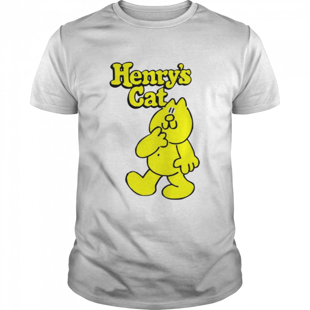 henry's cat t shirt