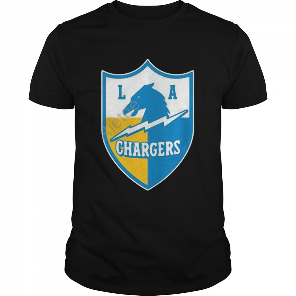 Official Los Angeles Chargers Vintage Shield Logo Shirt, hoodie