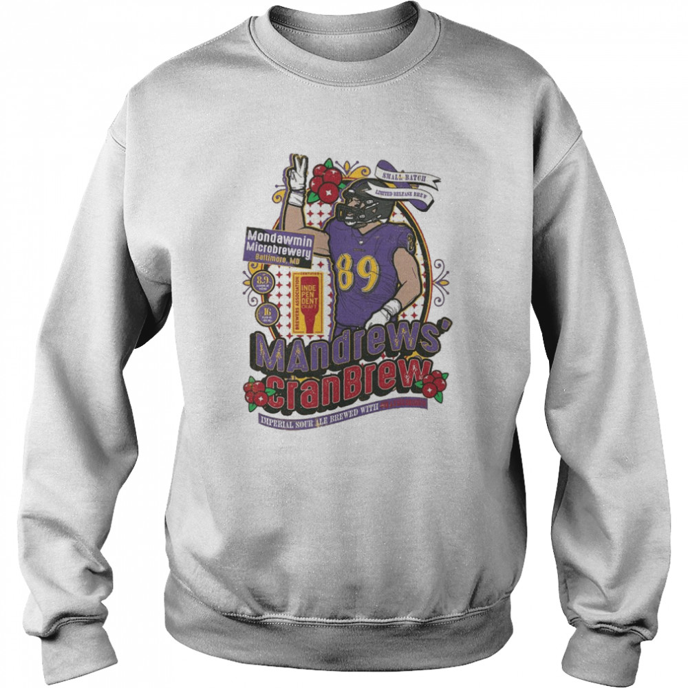 Baltimore Ravens Mark Andrews Mandrews’ Cran Brew  Unisex Sweatshirt