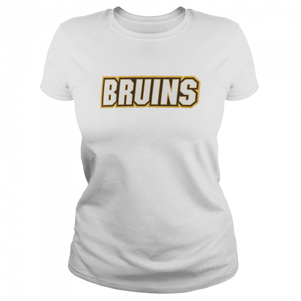 Boston Bruins Team Secondary Logo T- Classic Women's T-shirt