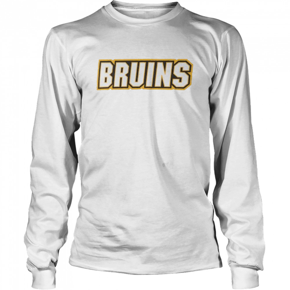 Boston Bruins Team Secondary Logo T- Long Sleeved T-shirt