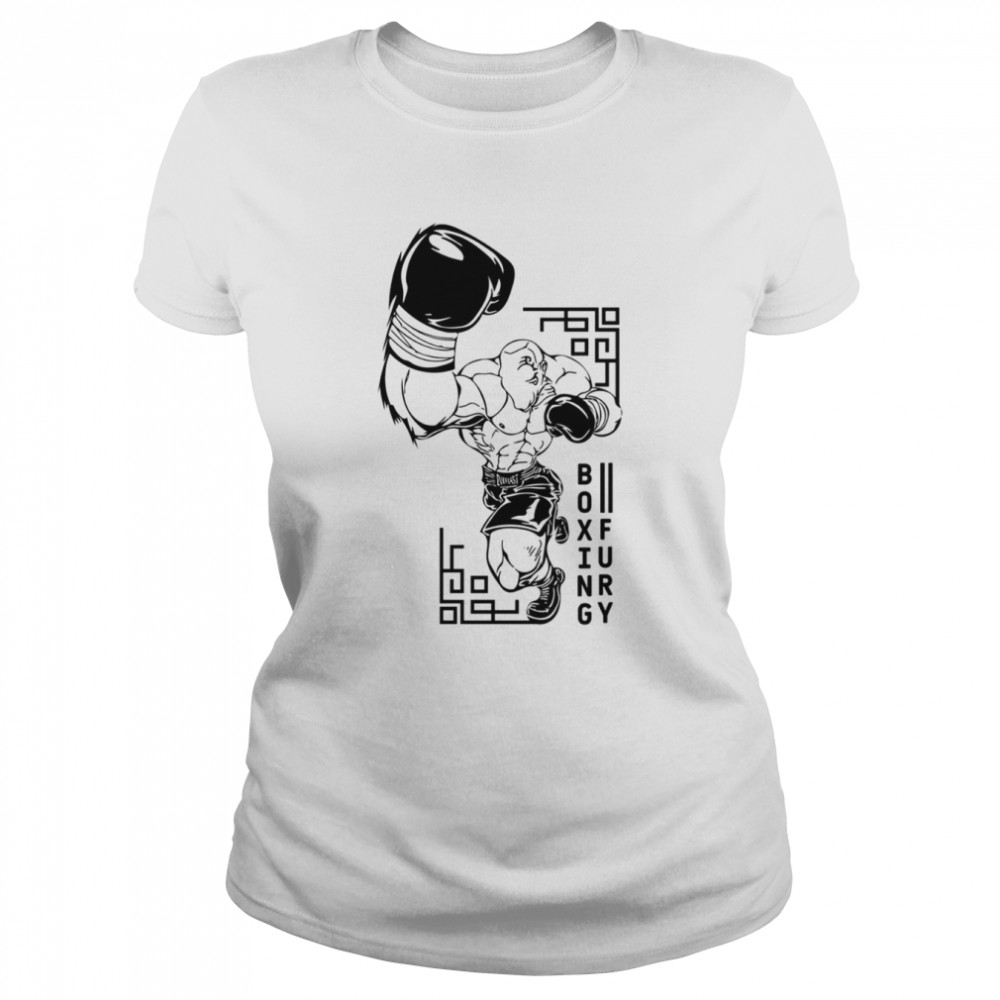 Boxing Fanart Tyson Fury shirt Classic Women's T-shirt