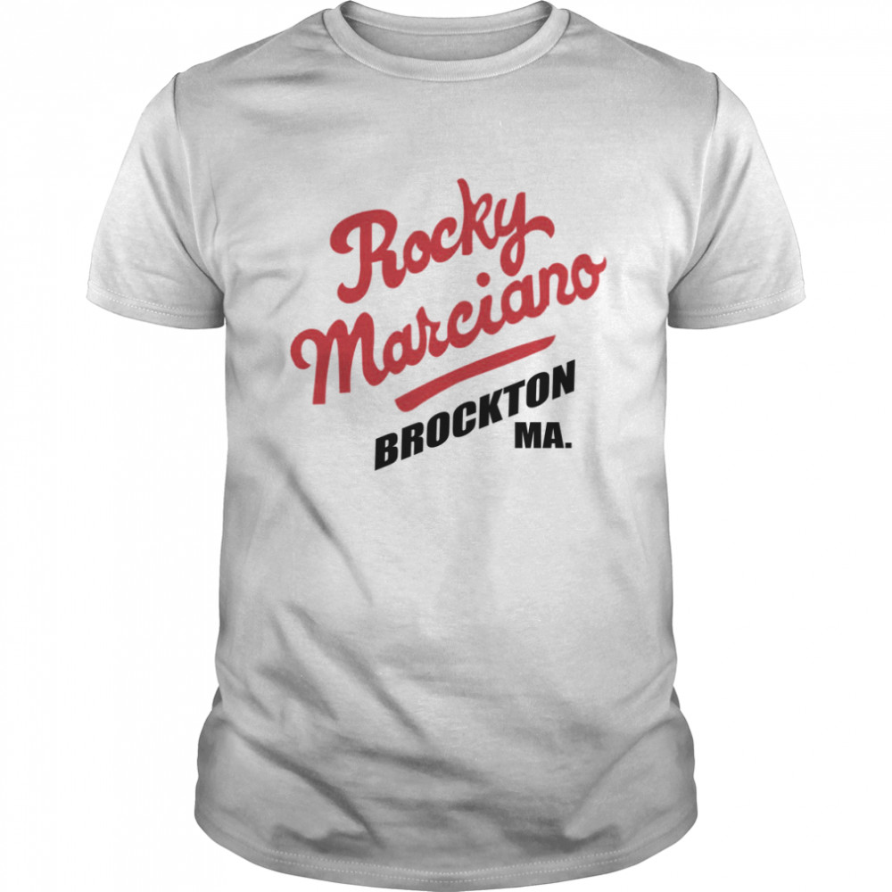 Boxing Legend Brockton Massachusetts Rocky Marciano shirt Classic Men's T-shirt