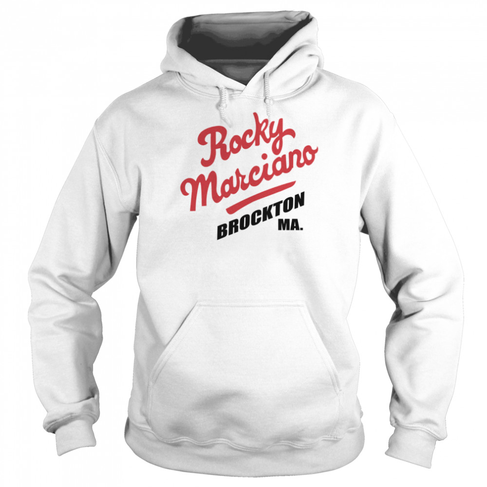 Boxing Legend Brockton Massachusetts Rocky Marciano shirt Unisex Hoodie