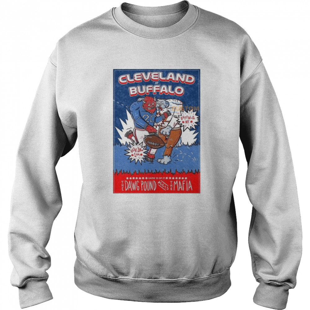 Cleveland vs Buffalo, Nov 20th 2022, Cleveland Browns vs Buffalo Bills, Highmark Stadium Buffalo NY Poster shirt Unisex Sweatshirt