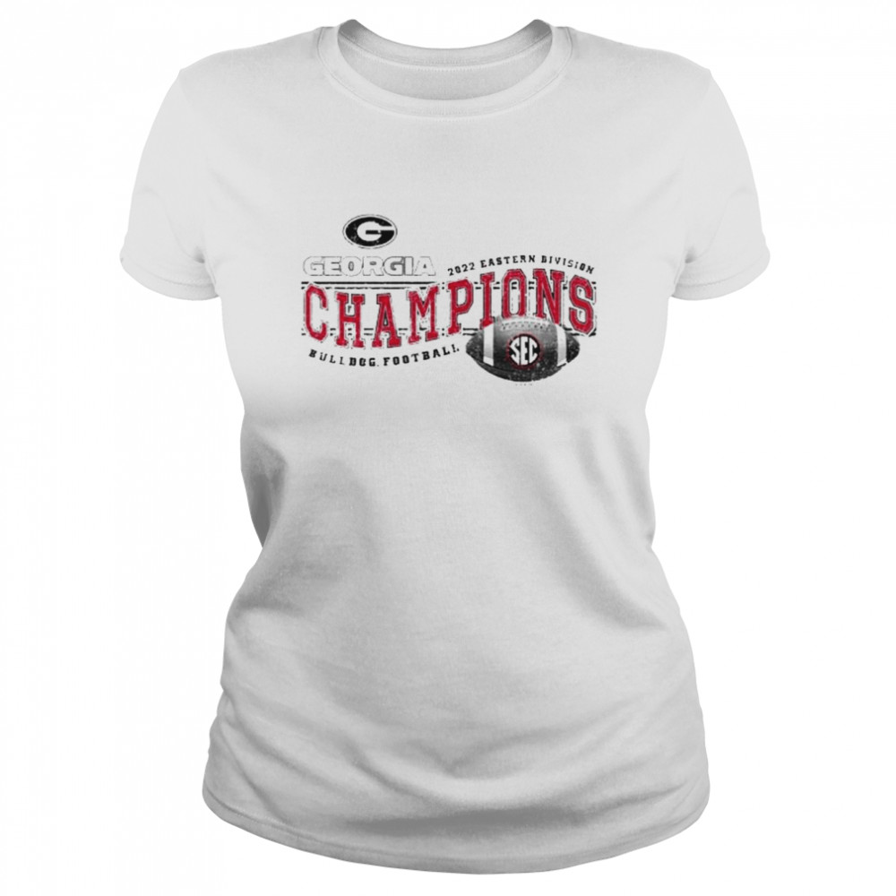 Georgia Bulldogs Football 2022 SEC East Champions T- Classic Women's T-shirt
