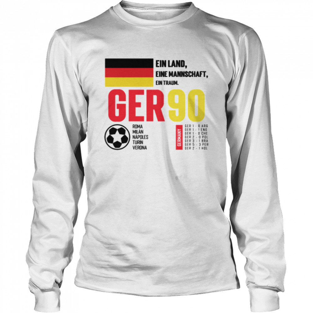 Germany Ein Land World Cup Qatar 2022 T- Long Sleeved T-shirt