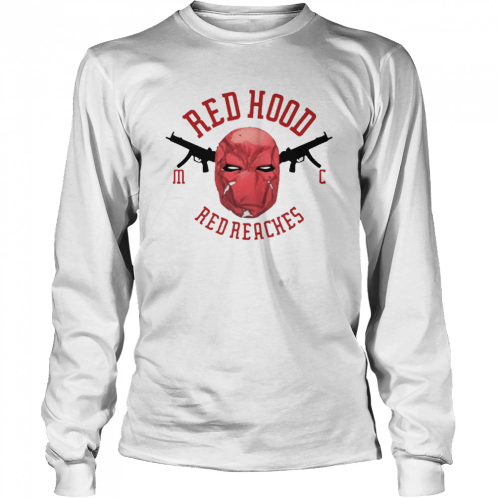 Gotham City Garage Red Hood Mc shirt Long Sleeved T-shirt