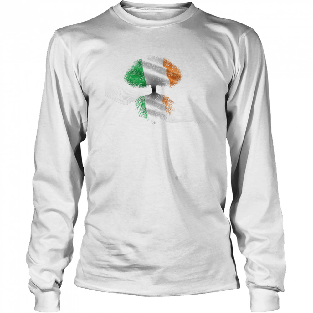 IRISH HERITAGE FLAG MULTI USE TEXTLESS shirt Long Sleeved T-shirt