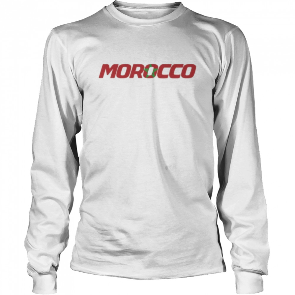 Morocco world cup 2022 tshirts Long Sleeved T-shirt