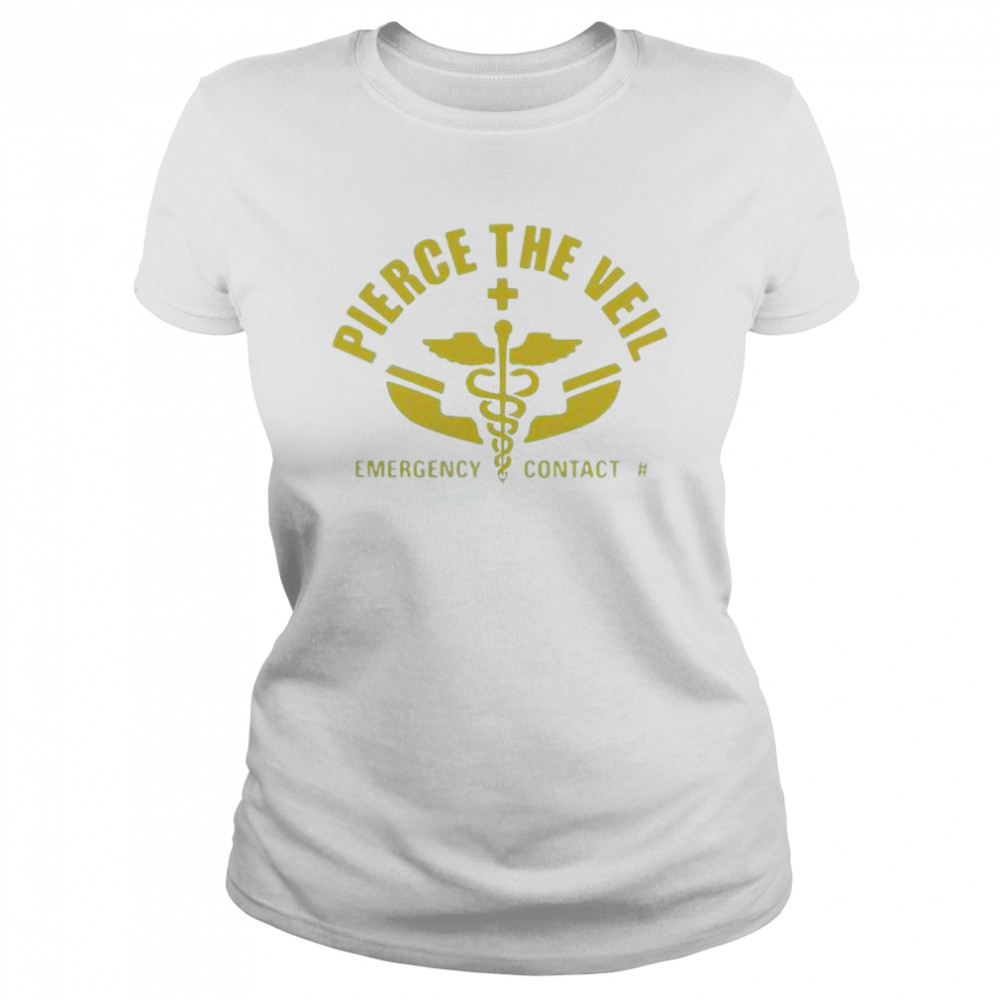 Pierce The Veil Emergency Contact  Classic Women's T-shirt