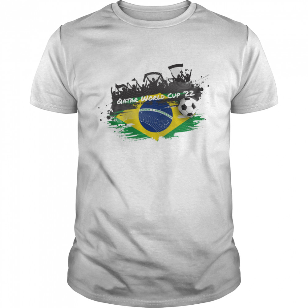 QATAR WORLD CUP 2022 BRAZIL FOOTBALL shirt Classic Men's T-shirt