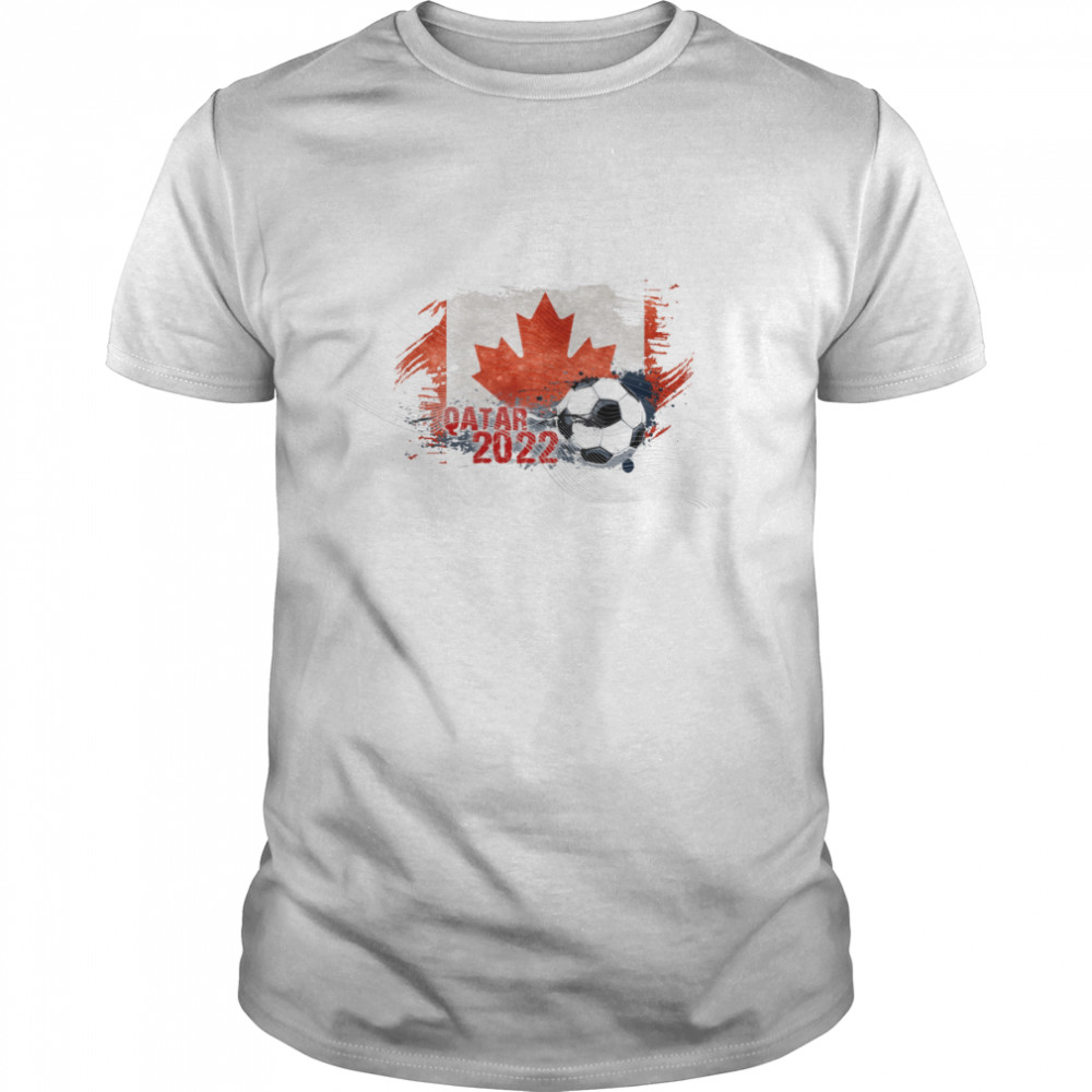 QATAR WORLD CUP 2022 CANADIAN FLAG shirt Classic Men's T-shirt