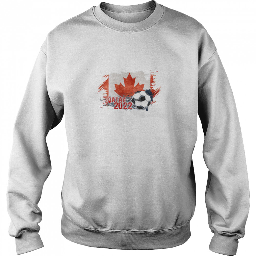 QATAR WORLD CUP 2022 CANADIAN FLAG shirt Unisex Sweatshirt