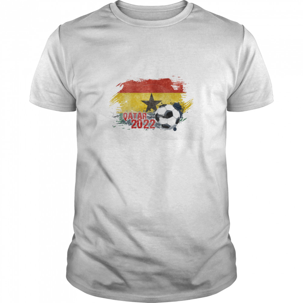 QATAR WORLD CUP 2022 GHANAIAN FLAG shirt Classic Men's T-shirt