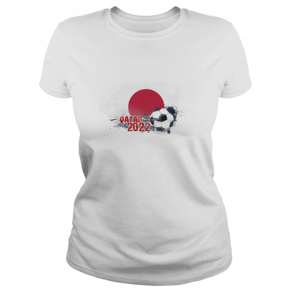 QATAR WORLD CUP 2022 JAPANESE FLAG shirt Classic Women's T-shirt
