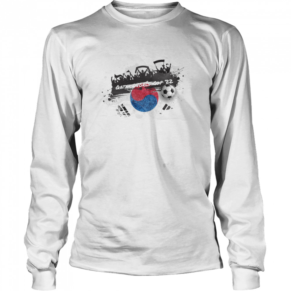 QATAR WORLD CUP 2022 KOREA FOOTBALL shirt Long Sleeved T-shirt