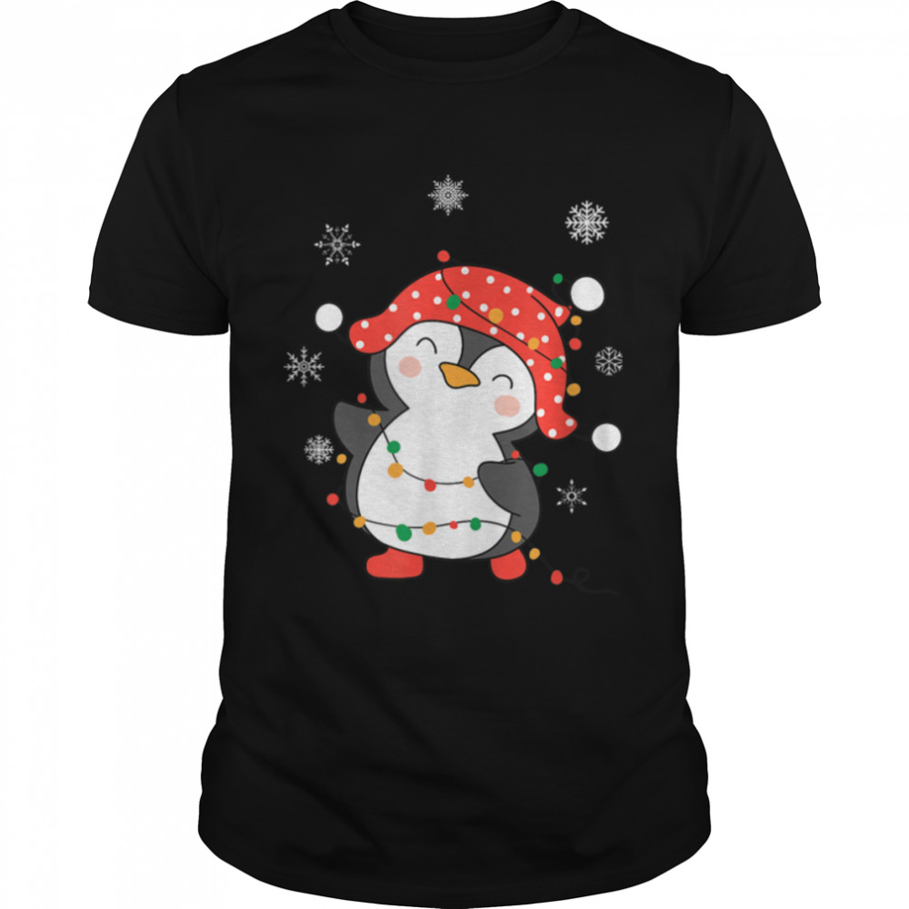 Christmas Penguin Xmas Graphic Casual Holiday T- B0BN1LC6Z5 Classic Men's T-shirt