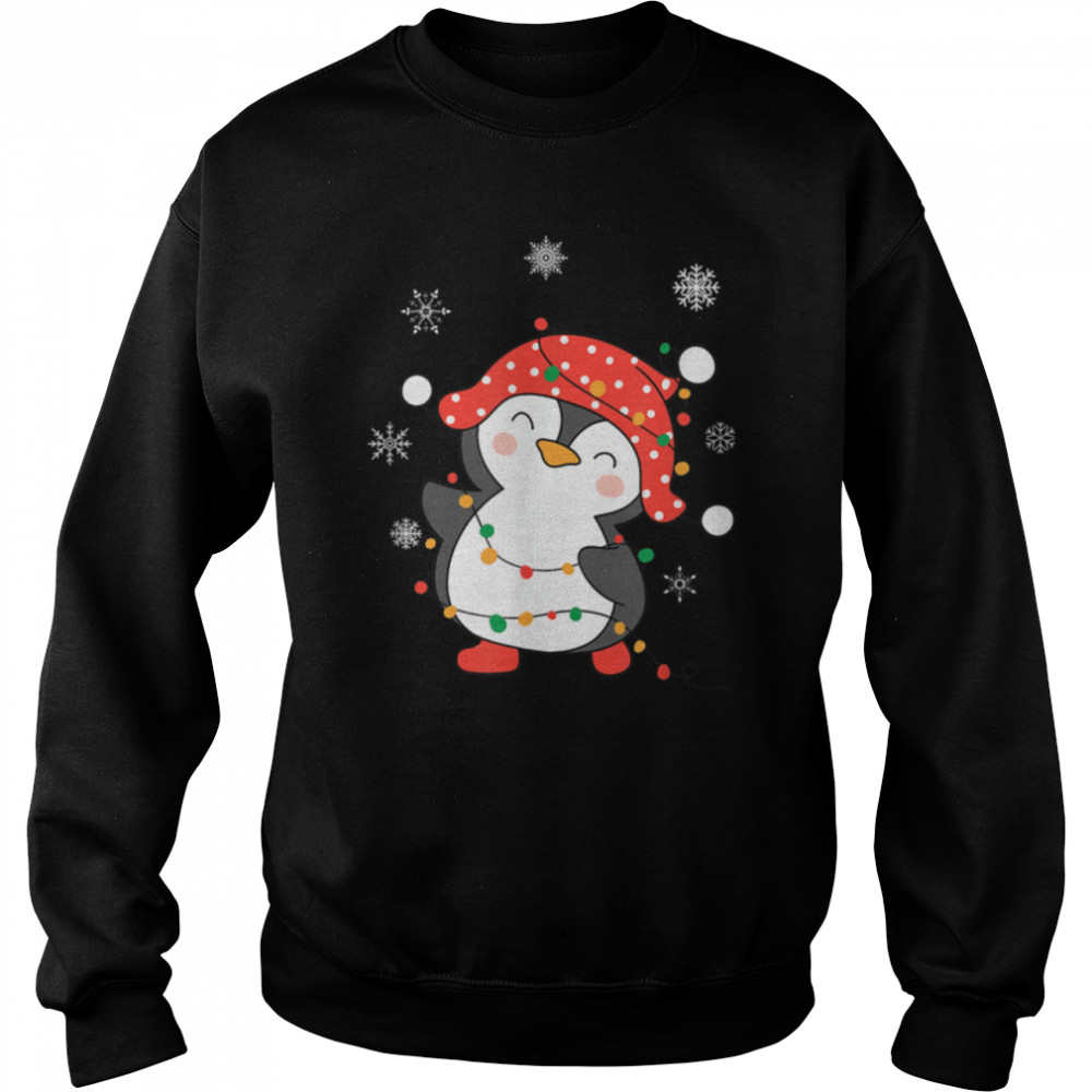 Christmas Penguin Xmas Graphic Casual Holiday T- B0BN1LC6Z5 Unisex Sweatshirt