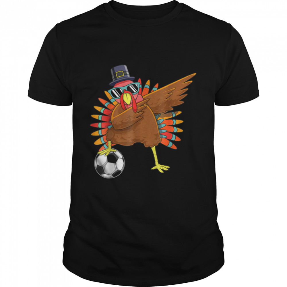 Cute Funny Soccer Thanksgiving Dabbing Turkey Dab Boys Gifts T- B0BN1F96HC Classic Men's T-shirt