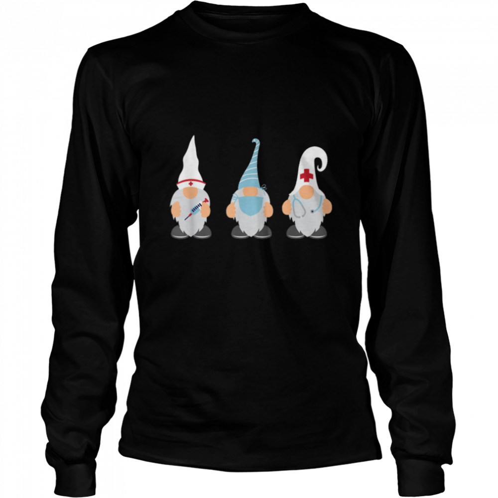 Cute Gnomes Nurse Hat Christmas Family Group Matching Xmas T- B0BN1MHS19 Long Sleeved T-shirt