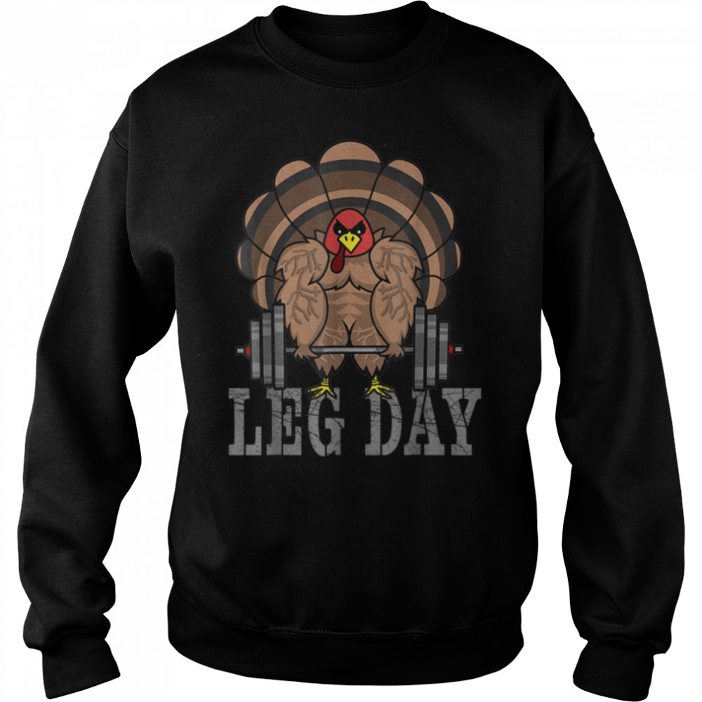 Funny Deadlifting Turkey Thanksgiving Leg Day Deadlift T- B0BN1MBW3Q Unisex Sweatshirt