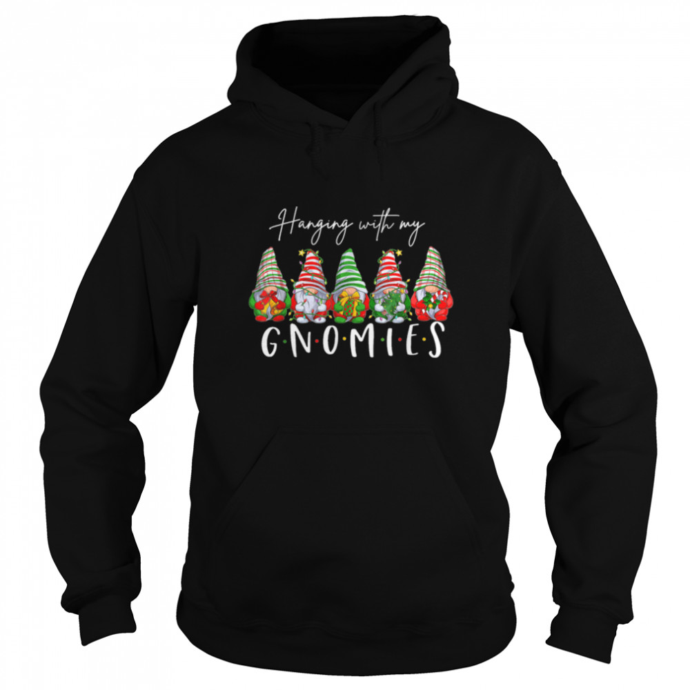 Hanging With Gnomies Gnomes Funny Christmas T- B0BN1NHQQ2 Unisex Hoodie
