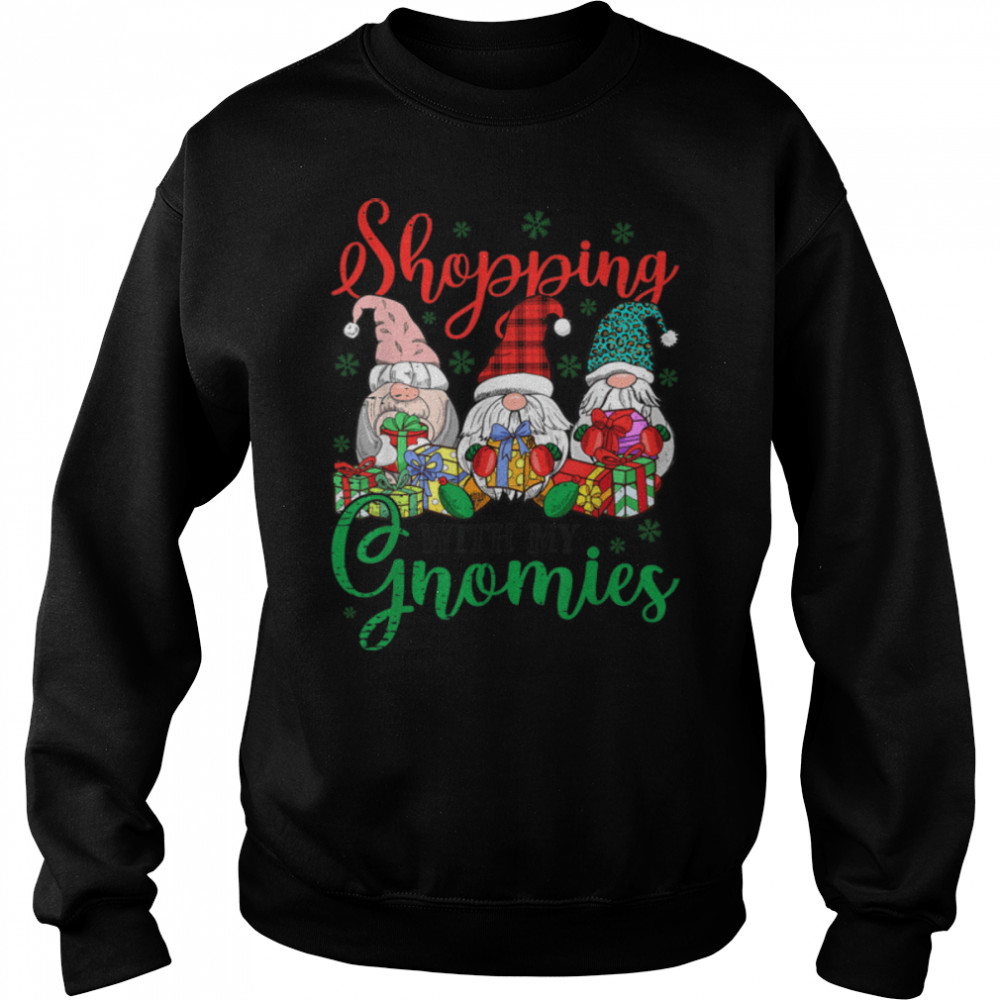 Shopping With My Gnomies Cute Xmas Gnomes Lover Christmas T- B0BN1M2V3G Unisex Sweatshirt