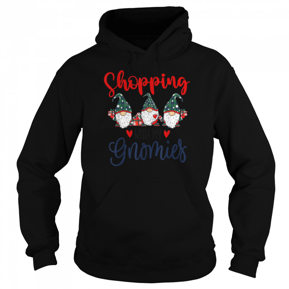 Shopping With My Gnomies Cute Xmas Gnomes Lover Christmas T- B0BN1MHLX7 Unisex Hoodie