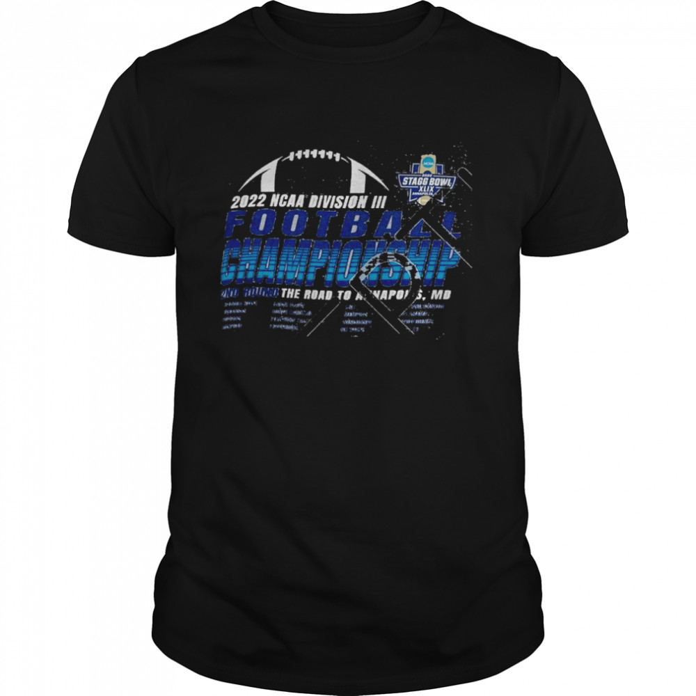2022 NCAA Division III Football Championship 2nd Round Shirt