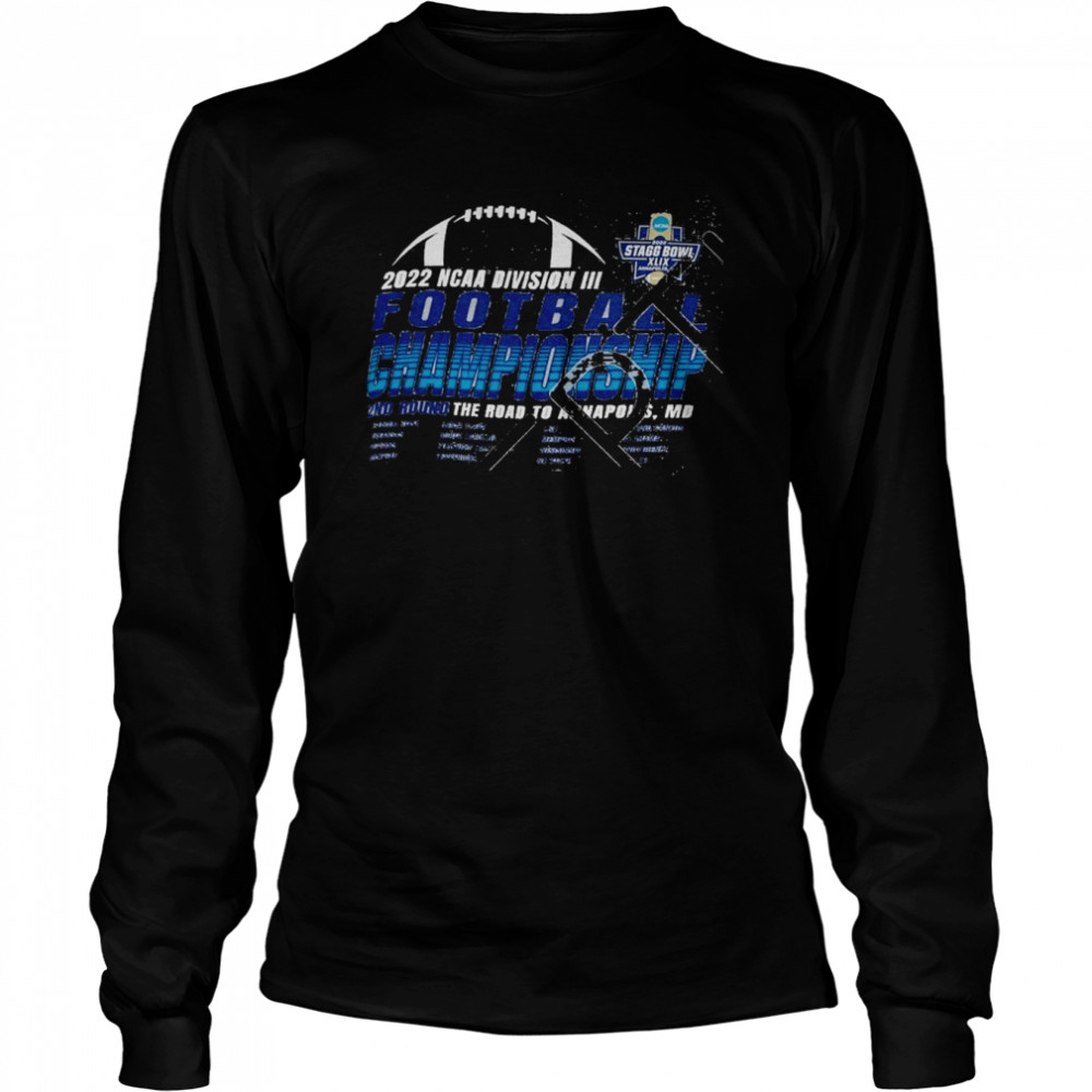 2022 NCAA Division III Football Championship 2nd Round  Long Sleeved T-shirt