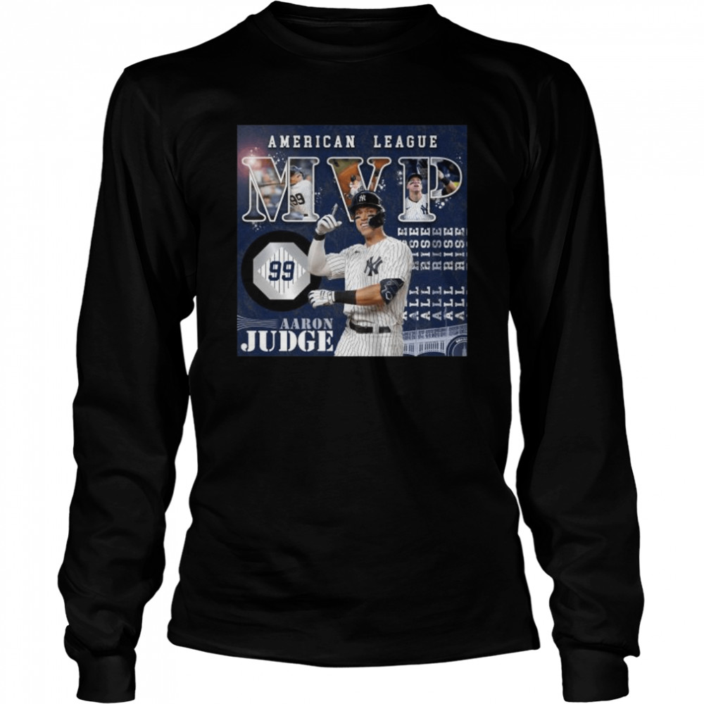 American League MVP 2022 99 Aaron Judge NJ Yankees shirt Long Sleeved T-shirt