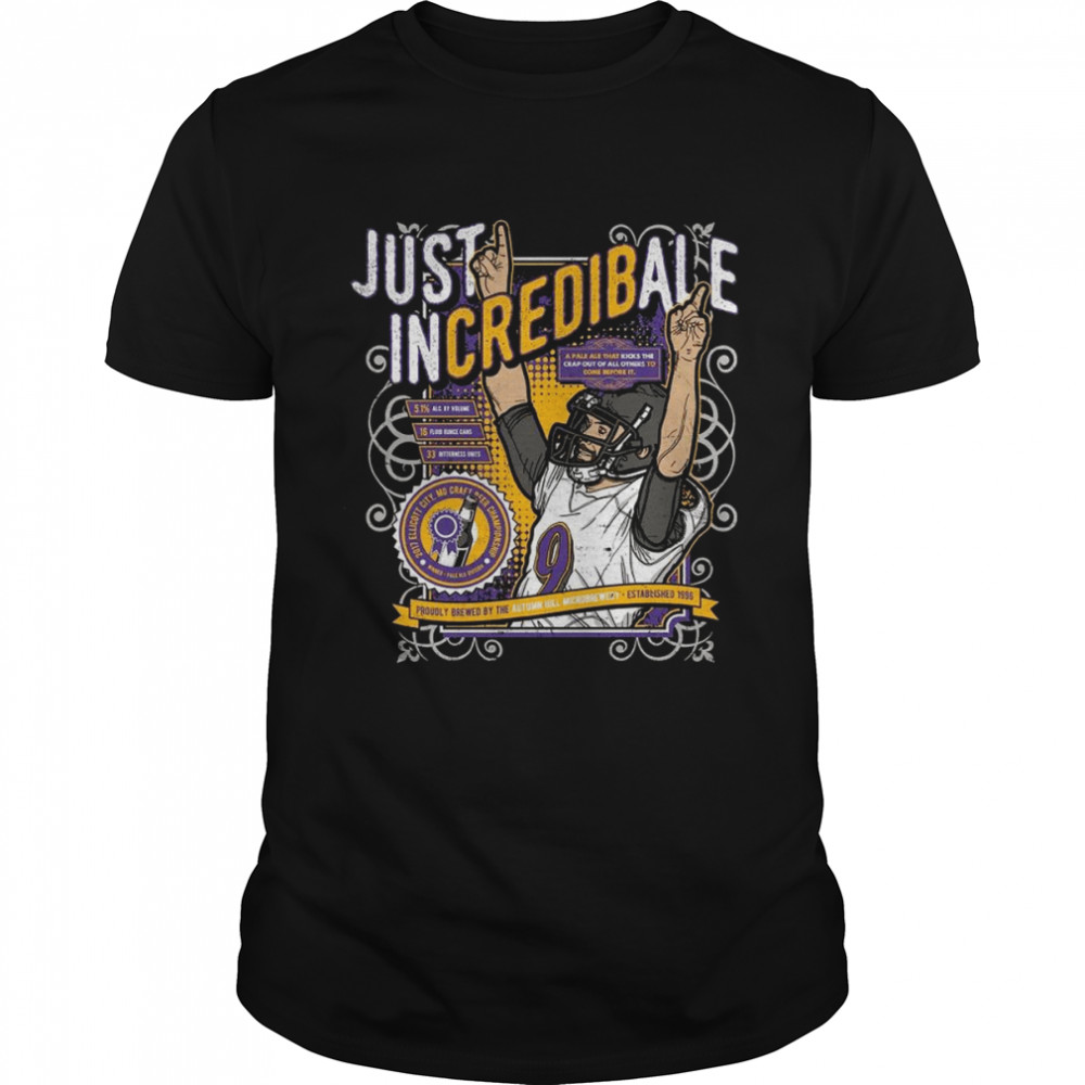 Baltimore Ravens Justin Tucker Just Incredibale  Classic Men's T-shirt