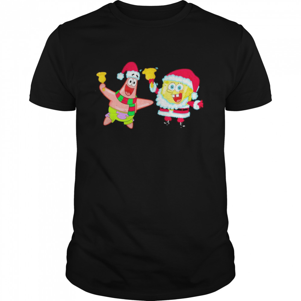 Bob and Patrick Christmas bells design t-shirt Classic Men's T-shirt
