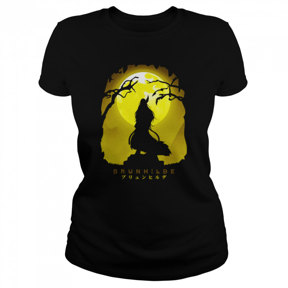 Brunhilde Record Of Ragnarok Silhouette shirt Classic Women's T-shirt