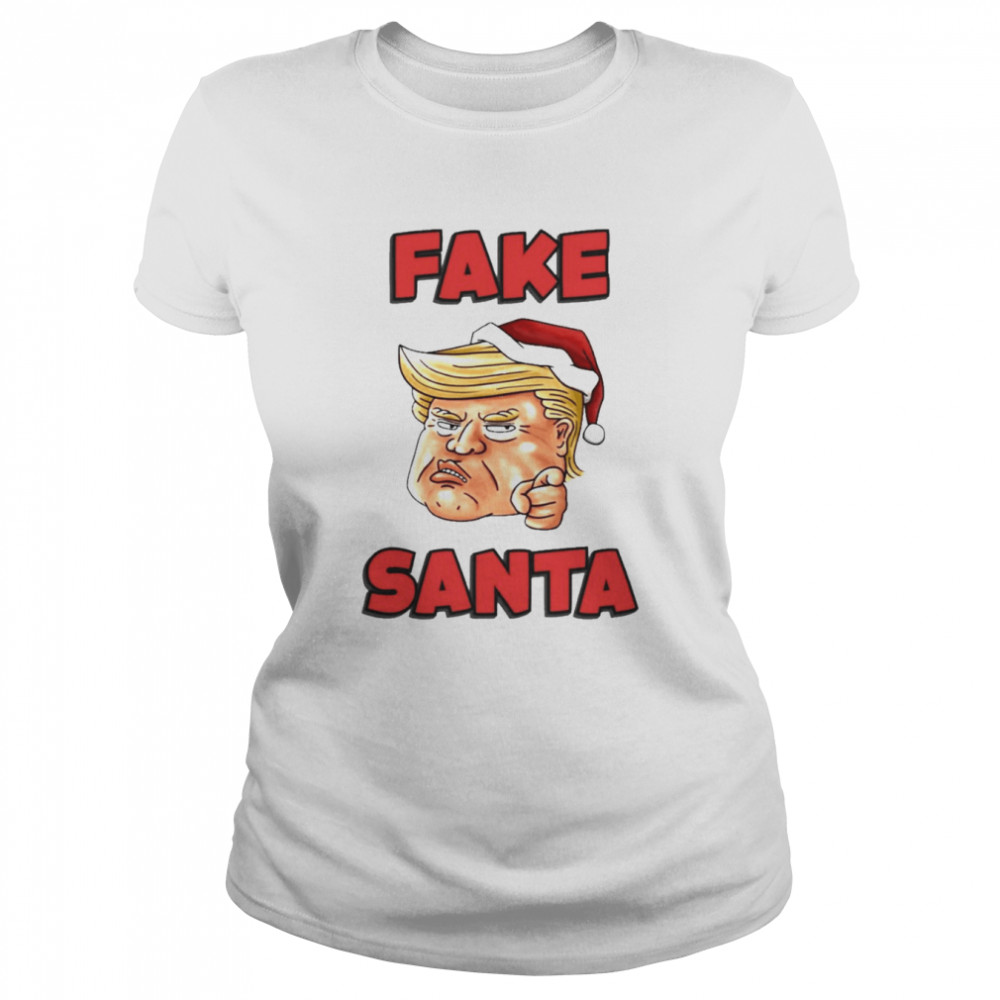Christmas Trump fake santa t-shirt Classic Women's T-shirt