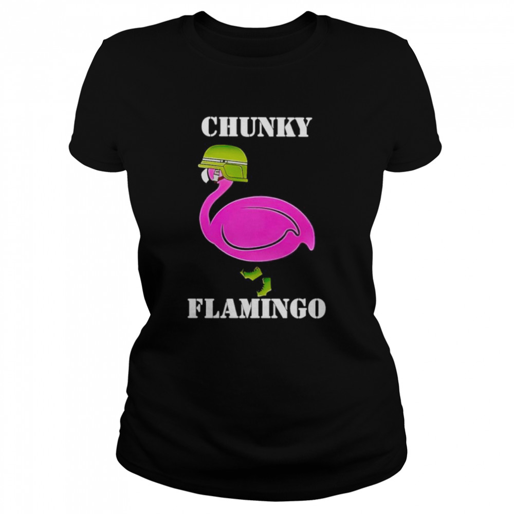 Gymlifeanimal Chunky Flamingo shirt Classic Women's T-shirt