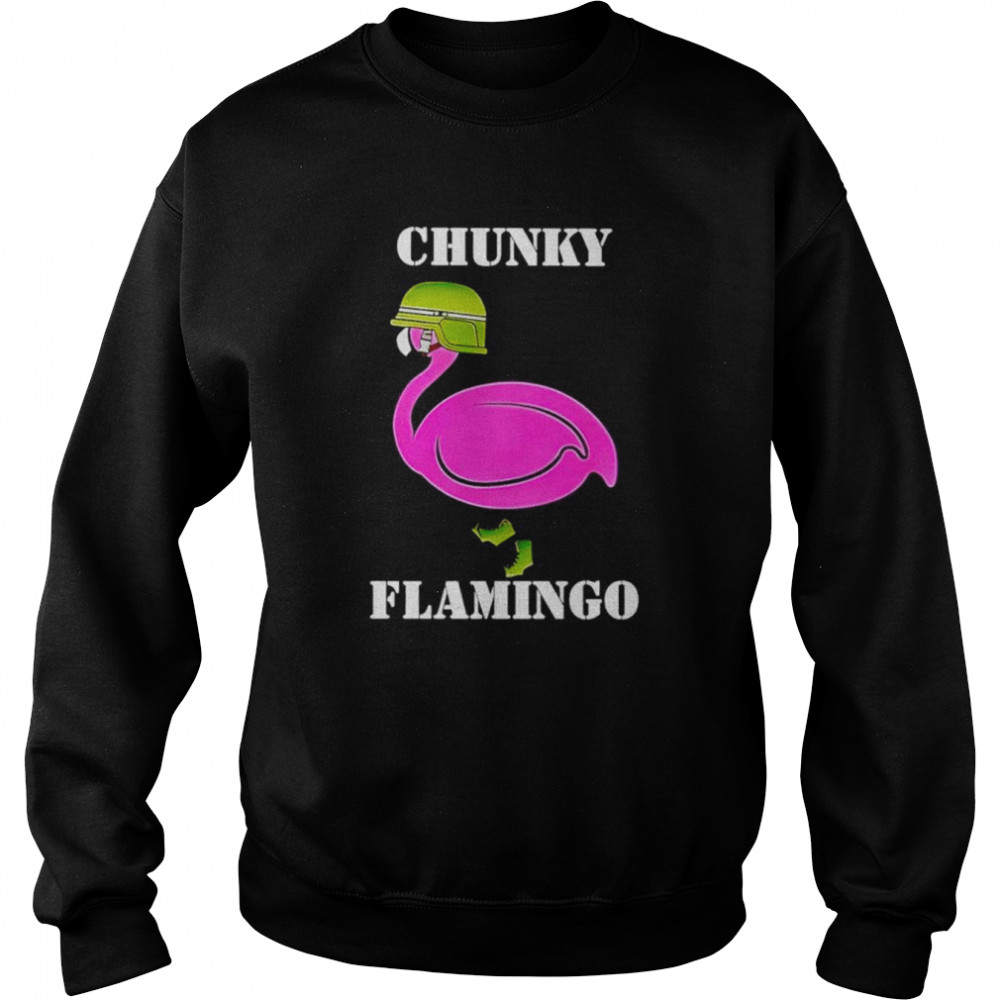 Gymlifeanimal Chunky Flamingo shirt Unisex Sweatshirt