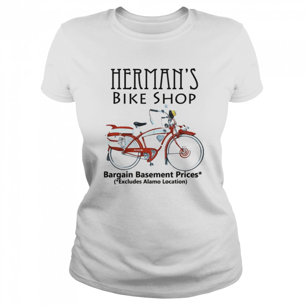 Herman’s Bike Shop Pee-Wee’s Big Adventure shirt Classic Women's T-shirt