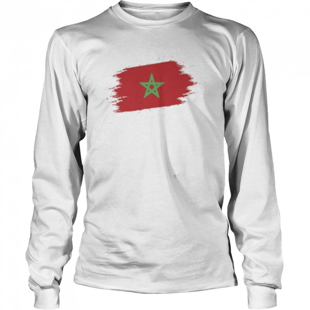 Morocco world cup 2022 tee Long Sleeved T-shirt