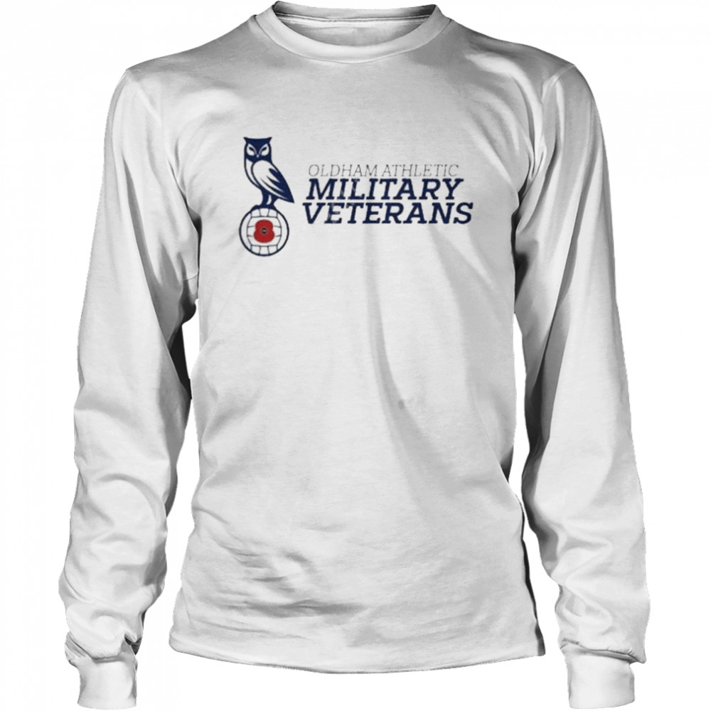 Oldham athletic military veterans shirt Long Sleeved T-shirt