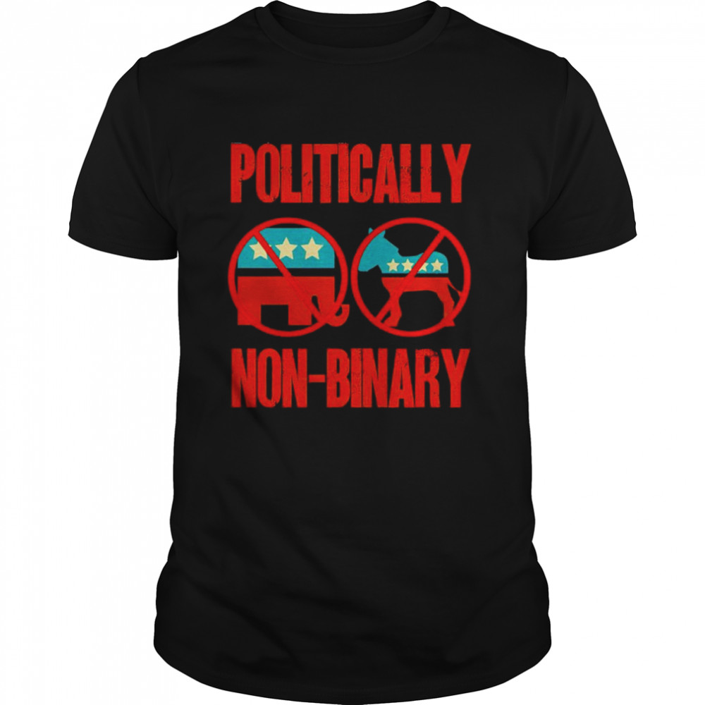 Politically Non-Binary shirt Classic Men's T-shirt